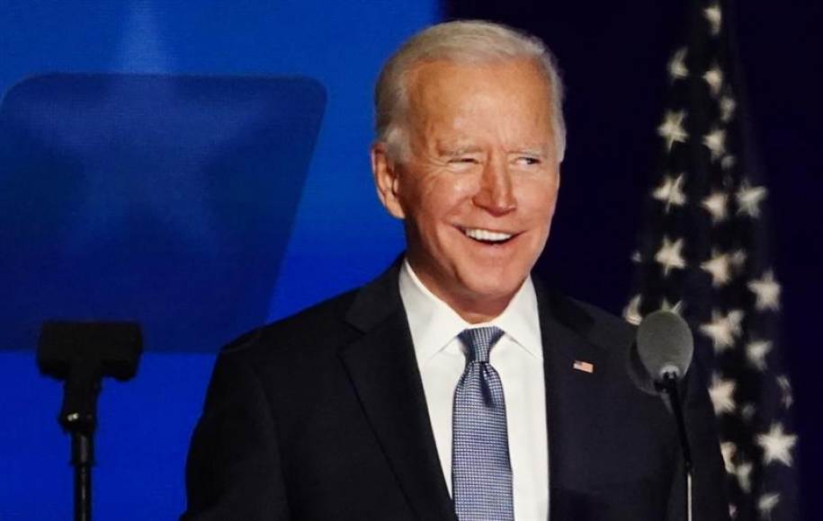 FOTOGRAFÍA. WASHINGTON (EEUU), 6.11.2020. El exvicepresidente estadounidense y candidato demócrata a la Casa Blanca, Joe Biden, fue registrado el pasado 3 de noviembre. Efe