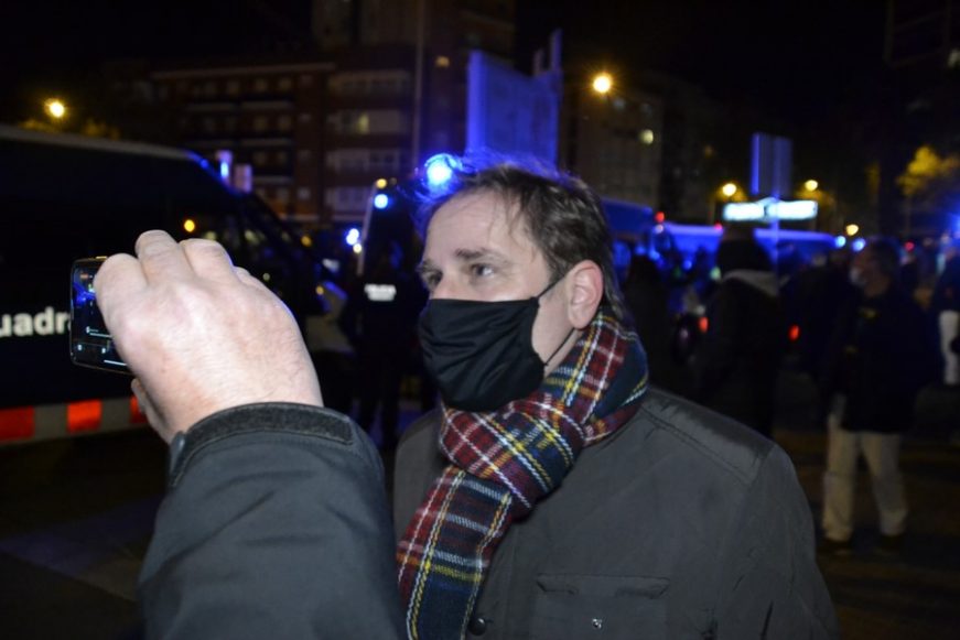 FOTOGRAFÍA. BARCELONA (ESPAÑA), 09.12.2020. El presidente de VOX en la provincia de Barcelona, Juan Garriga Doménech. Meridiana. Ñ pueblo (4)
