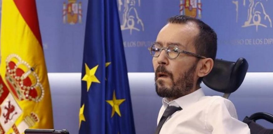 FOTOGRAFÍA. MADRID (ESPAÑA), NOVIEMBRE DE 2020. El portavoz de la ultraizquierda Unidas Podemos en el Congreso de los Diputados, Pablo Echenique. Efe