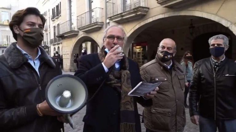 Aizcorbe desde el bastión del separatismo Gerona: «Nunca» VOX permitirá que «implanten su régimen totalitario»