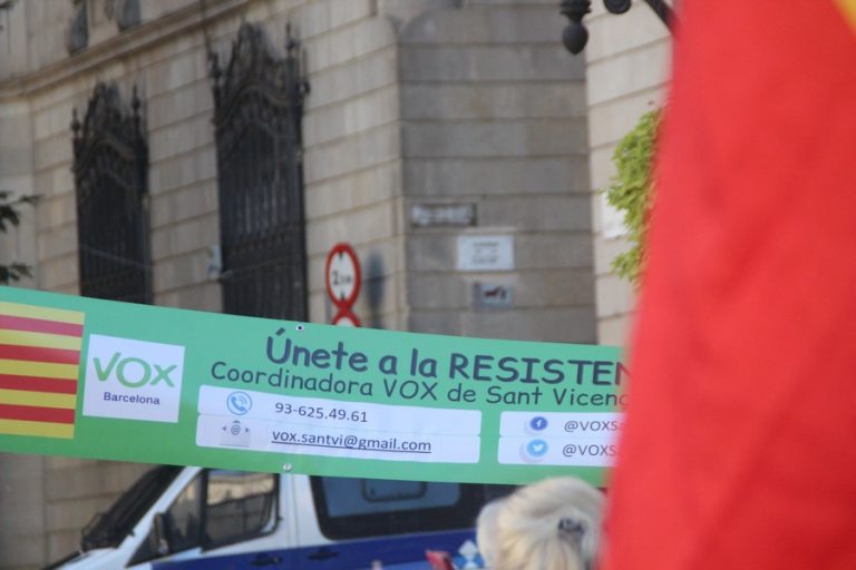 VOX apoya y participará a la manifestación contra la Ley Celaá del 20-D en Barcelona y Tarragona