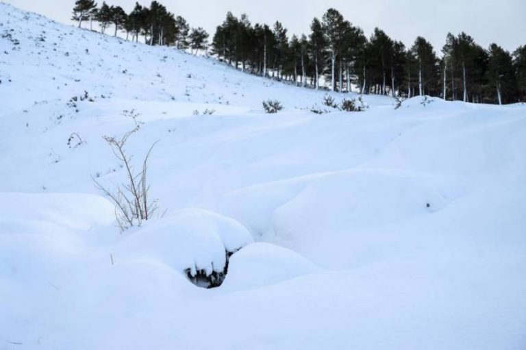 Riesgo de nevadas en España
