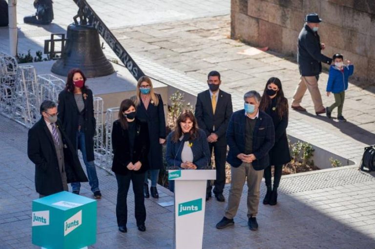 Partido de Puigdemont: «Somos» una Cataluña «expoliada», cumpliremos el «mandato del 1-O» tras el 14F