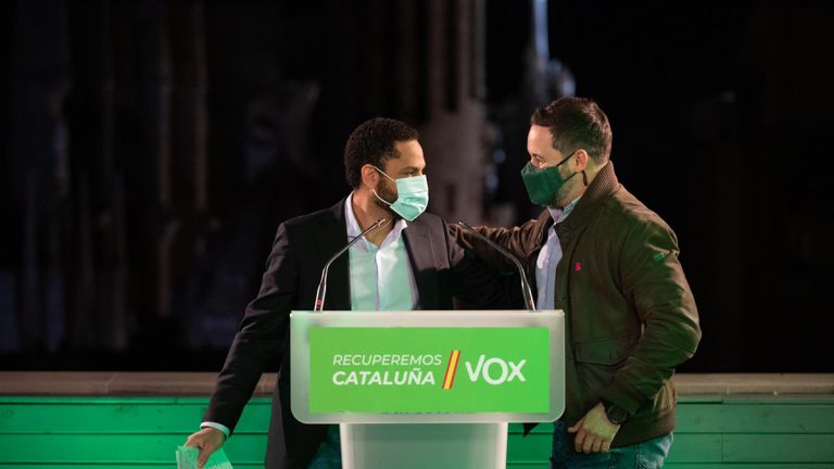 Abascal: «Garriga tiene la valentía y el coraje de hablar de los verdaderos problemas de los catalanes, como la inseguridad y la inmigración ilegal»