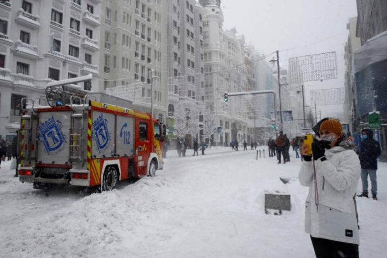 Una ola de frío en España