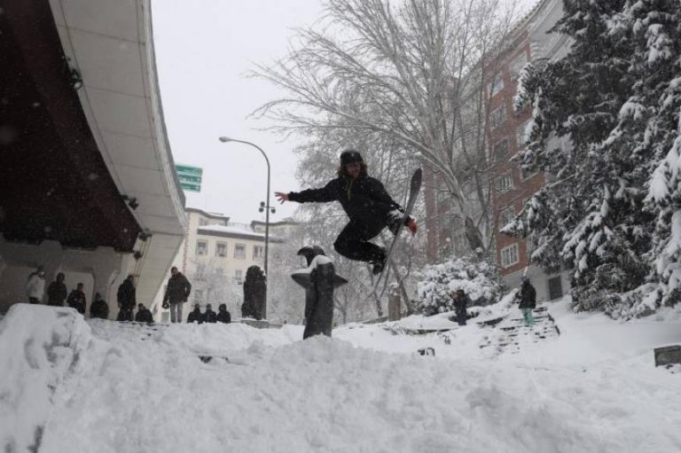 El temporal Filomena colapsa España