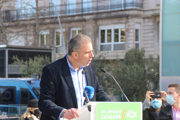 Ortega Smith desde Reus: VOX quiere una «Cataluña independiente de la mafia totalitaria»