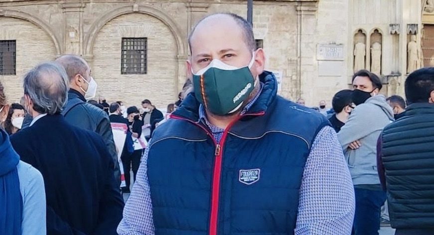 FOTOGRAFÍA. VALENCIA (ESPAÑA), AÑO 2021. El diputado del Grupo Parlamentario VOX Comunidad Valenciana, David García. Lasvocesdelpueblo (Ñ pueblo)