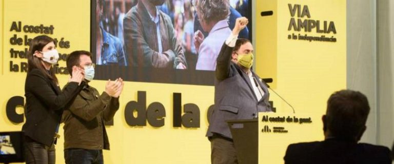 El preso golpista de ultraizquierda Oriol Junqueras y su partido separatista ERC atacan a VOX desde Lérida