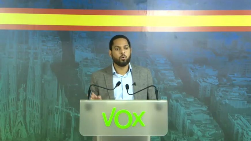 FOTOGRAFÍA. BARCELONA (ESPAÑA), 23.02.2021. El diputado electo de la Voz de los Españoles (VOX) por Barcelona al Parlamento de Cataluña, Ignacio Garriga Vaz de Concicao. Ñ Pueblo (1)