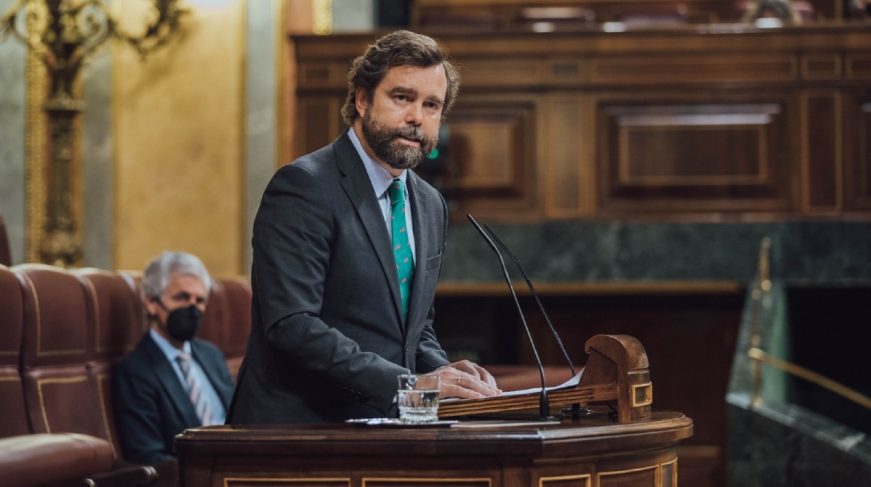 FOTOGRAFÍA. CONGRESO DE LOS DIPUTADOS (MADRID) ESPAÑA, 25.02.2021. El portavoz parlamentario de VOX en el Congreso de los Diputados, Iván Espinosa de los Monteros y de Simón. (Ñ Pueblo)