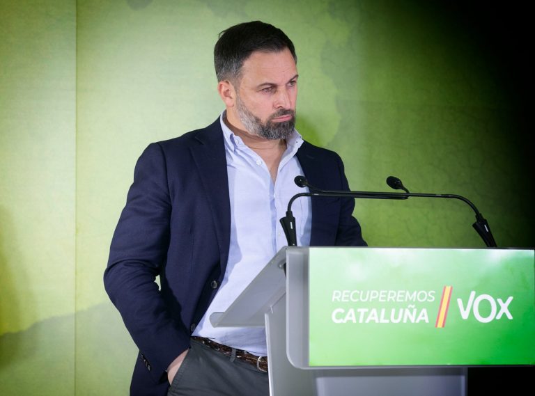 Abascal: «Sánchez el único capaz de aceptar en su gobierno a promotores del terrorismo callejero»: Podemos