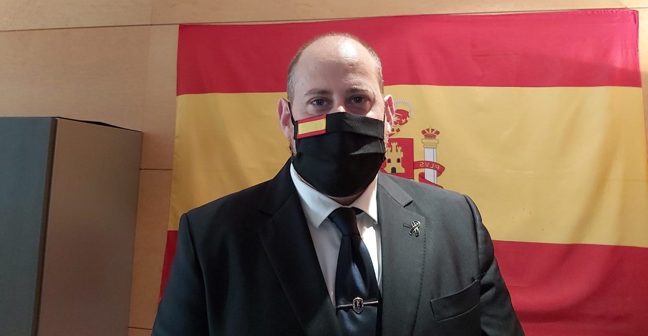 FOTOGRAFÍA. VALENCIA (ESPAÑA), 26.02.2021. El diputado del Grupo Parlamentario VOX Comunidad Valenciana, David García. Lasvocesdelpueblo (Ñ Pueblo)