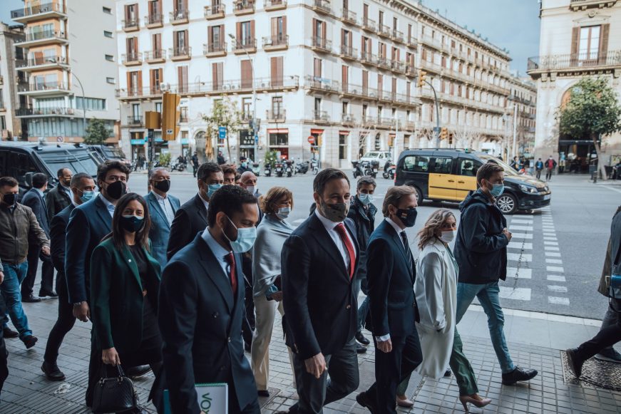 FOTOGRAFÍA. BARCELONA (ESPAÑA), 12.03.2021. plena de Constitución del Parlamento de Cataluña para la XII legislatura catalana con VOX. Ñ pueblo (2)