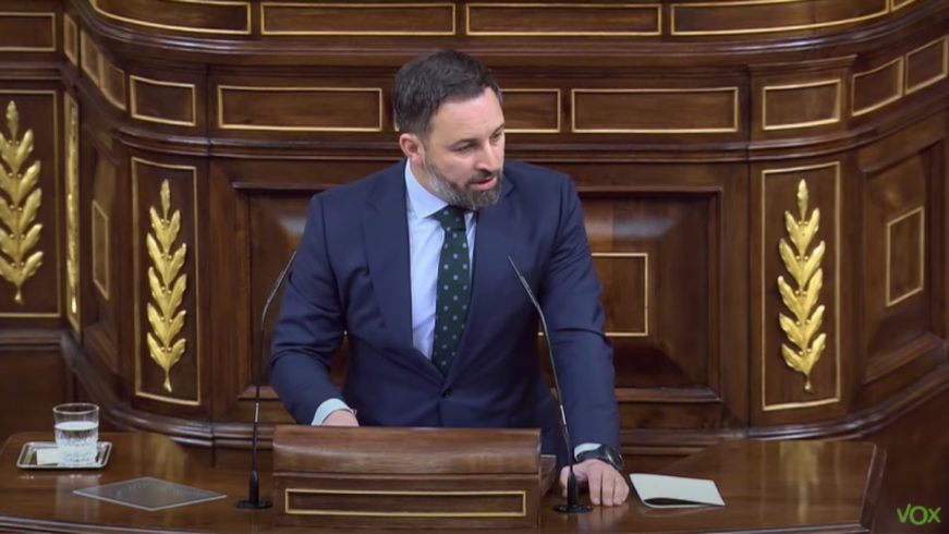 FOTOGRAFÍA. CONGRESO D ELOS DIPUTADOS (MADRID) ESPAÑA, 10.03.2021. El presidente de VOX, Santiago Abascal Conde. Efe