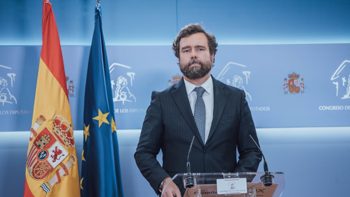 FOTOGRAFÍA. CONGRESO DE LOS DIPUTADOS (MADRID), 02.03.2021. El portavoz del Grupo Parlamentario de VOX en el Congreso de los Diputados, Iván Espinosa de los Monteros y de Simón. Efe