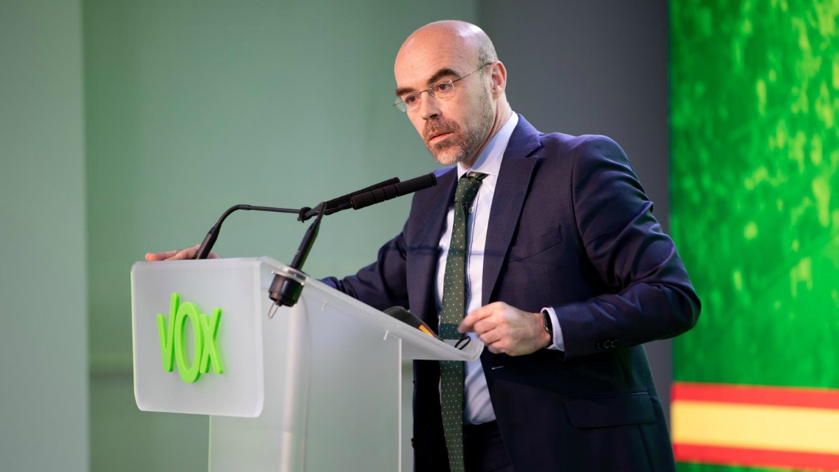 FOTOGRAFÍA. MADRID (ESPAÑA), 02.03.2021. El vicepresidente de Acción Política de VOX y eurodiputado, Jorge Buxadé. (Ñ pueblo)