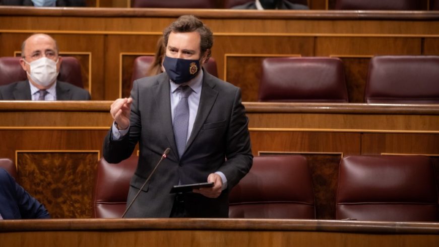 FOTOGRAFÍA. (MADRID) ESPAÑA, 24.03.2021. El portavoz del Grupo Parlamentario en el Congreso de los Diputados, Iván Espinosa de los Monteros y de Simón. Efe