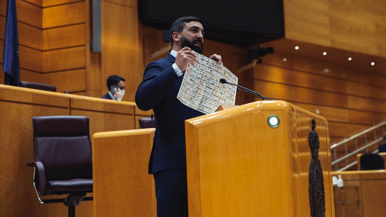 El senador de VOX a la Izquierda Confederal: «Si tuvieran decencia, solicitarían que se esclarezcan los 378 atentados de ETA sin resolver»