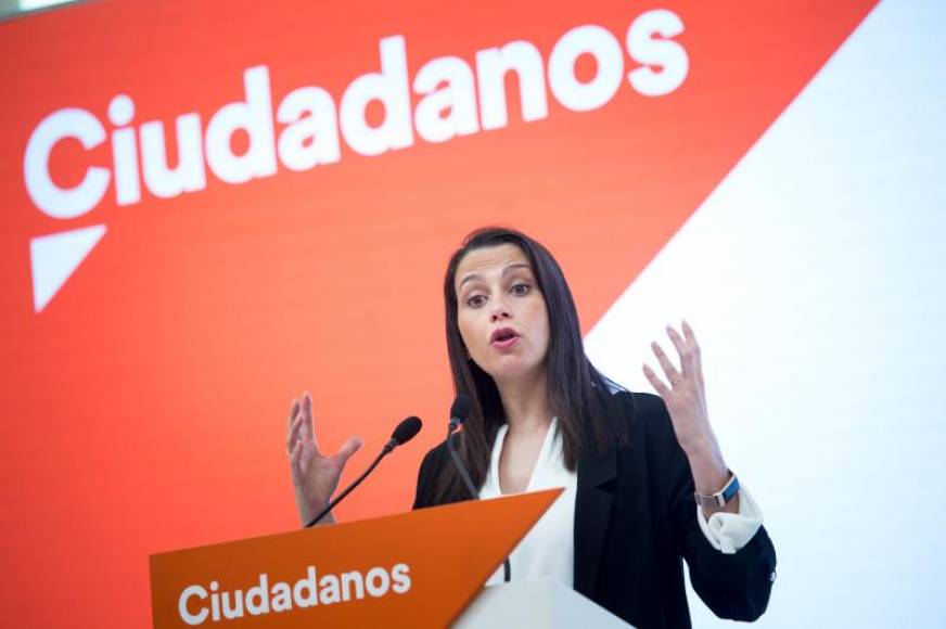 FOTOGRAFÍA. MADRID (ESPAÑA), FEBERERO DE 2021. La presidente de la veleta naranja Ciutadans Partit de la Ciutadanía-Ciudadanos (Cs), Inés Arrimadas García. Efe