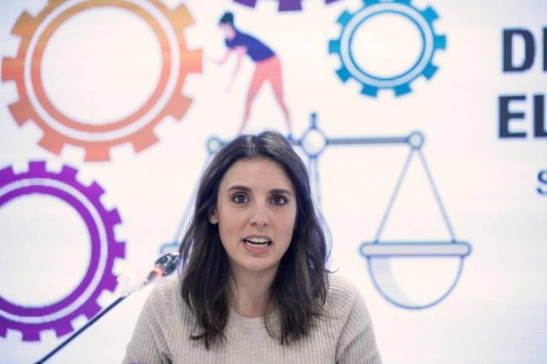 La ministra Irene Montero ve «amenaza gravísima» para los derechos de la mujer una deliberación del Tribunal Constitucional sobre el aborto