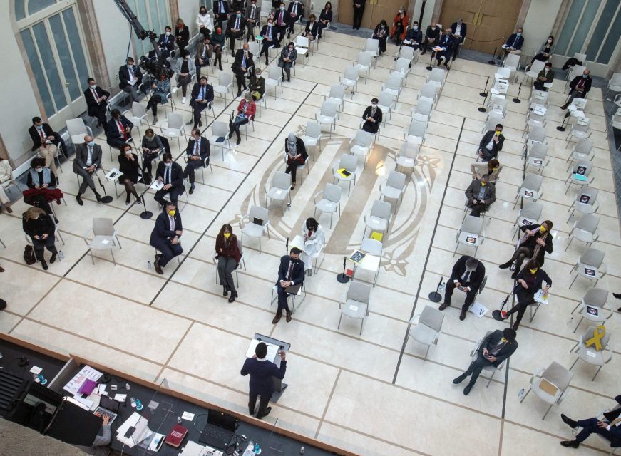 Sesion de investidura del presidente de la Generalitat