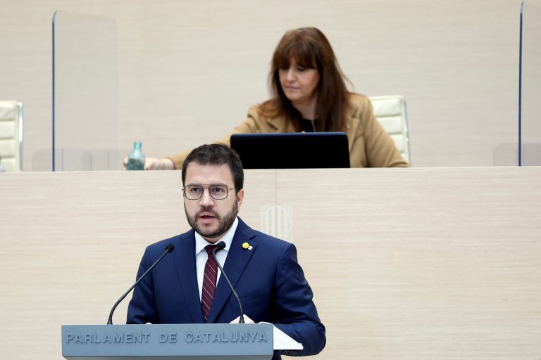 Aragonès (ERC) no logra ser investido presidente de la Generalidad de Cataluña en la primera vuelta