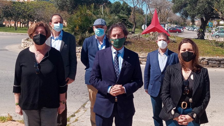 FOTOGRAFÍA. PUERTO REAL (CÁDIZ), 29.03.2021. Los diputados de VOX en el Parlamento de Andalucía, Benito Morillo y Ana Gil. Ñ Pueblo
