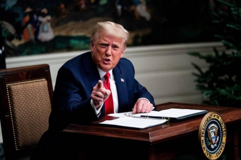 Trump: Tras la llegada del socialista Joe Biden, «los inmigrantes ilegales llegan a nuestra frontera, muchos con antecedentes y virus chino»