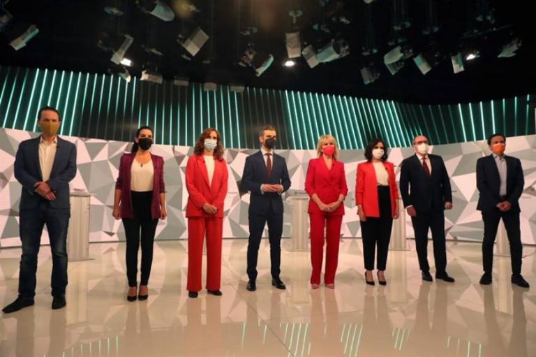 Debate 4M: El PSOE dice ahora que pactará con Podemos, VOX apoyará solo un gobierno anticomunista y Cs pide elegir entre VOX y Cs