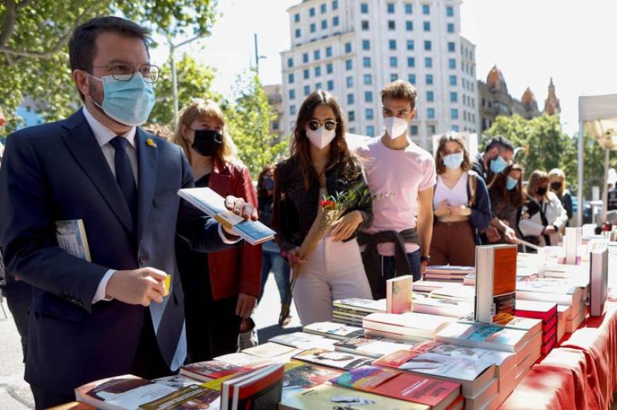 FOTOGRAFÍA. BARCELONA (ESPAÑA), 23.04.2021. El vicepresidente de la Generalitat en funciones y candidato de ERC a la investidura, Pere Aragonès. Efe