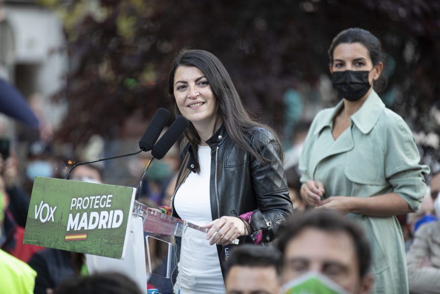 FOTOGRAFÍA. CHAMARTÍN (MADRID) ESPAÑA, 16.04.2021. Macarena Olona Choclán y Rocío Monasterio San martín. Ñ Pueblo (15)