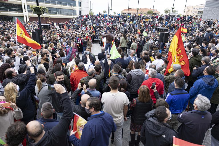 La candidata de VOX al 4M Rocío Monasterio: «La izquierda solo trae ruina y miseria y ha traicionado a los trabajadores»