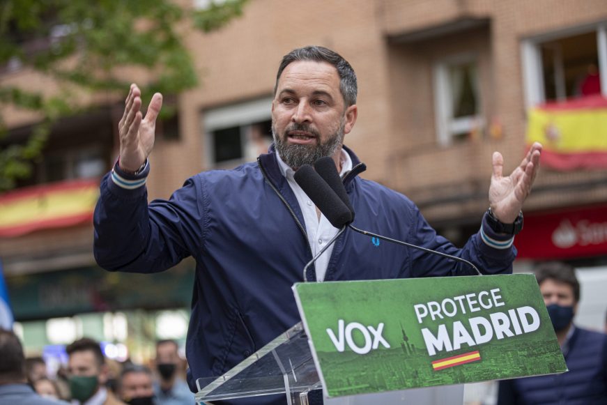 FOTOGRAFÍA. LEGANÉS (MADRID) ESPAÑA, 15.04.2021. Abascal y Monasterio en Leganés. Ñ Pueblo (9)