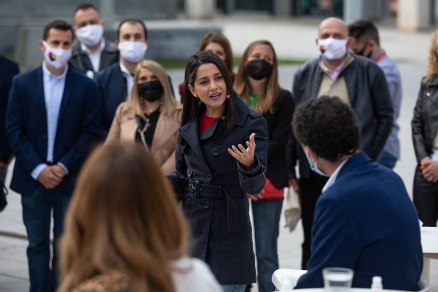 FOTOGRAFÍA. MADRID (ESPAÑA), 22.04.2021. La presidente de Ciutadans Partit de la Ciutadanía-Ciudadanos (Cs), Inés Arrimadas García. Ñ Pueblo (1)