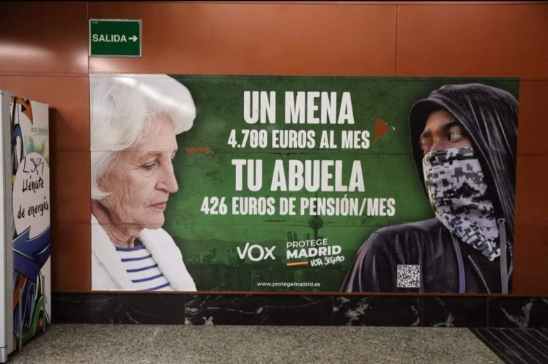 La Audiencia de Madrid dar razón a VOX sobre «cartel MENAS» y rechaza los recursos de Fiscalía, PSOE, Podemos, Izquierda Unida y «Progresa»