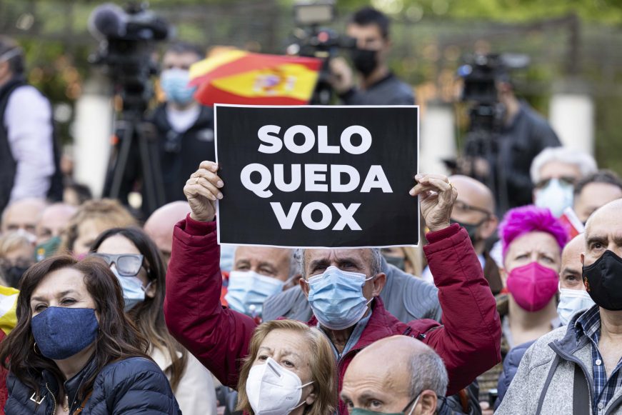 FOTOGRAFÍA. PARLA (MADRID) ESPAÑA, 23.04.2021. Rocío Monasterio San Martín y Abascal en Parla. Ñ Pueblo (2)
