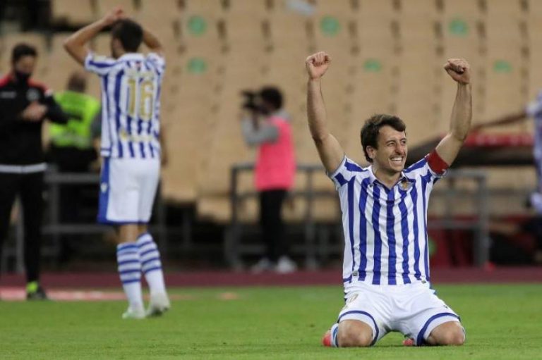 Capitán Real Sociedad Mikel Oyarzabal: Esta Copa del Rey «es para todos, para mi familia, para mis amigos, para todos los realzales»