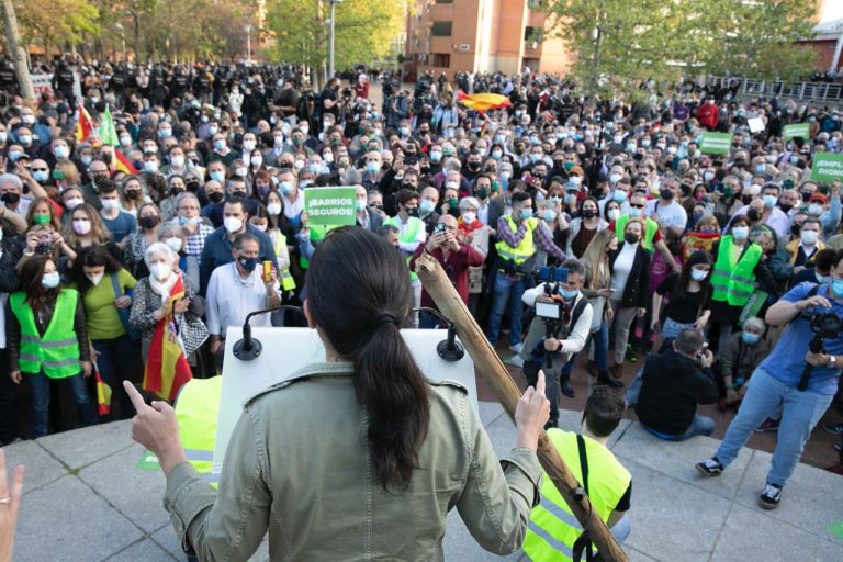 La candidata de VOX al 4M Monasterio: «Iremos a todos los barrios de Madrid para dar a los madrileños la esperanza que la izquierda les ha robado»
