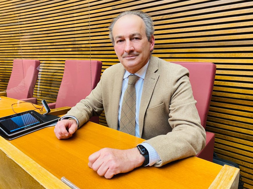FOTOGRAFÍA. VALENCIA (ESPAÑA), 30.04.2021. el diputado del Grupo Parlamentario de VOX en la Comunidad Valenciana, José Luis Aguirre. (Ñ Pueblo)