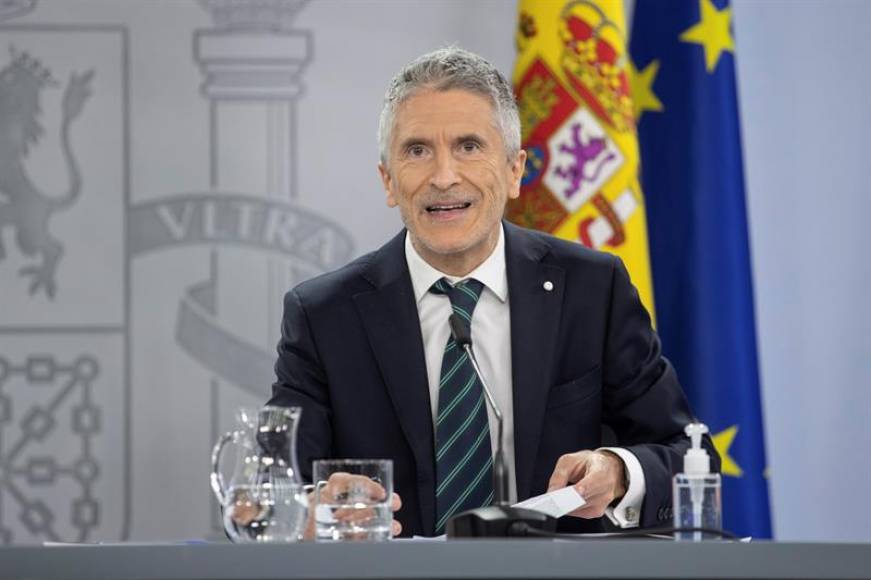 FOTOGRAFÍA. MADRID (ESPAÑA), MAYO DE 2021. El ministro del Interior, Fernando Grande-Marlaska. Efe