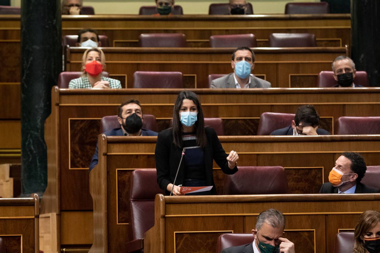 FOTOGRAFÍA. MADRID (ESPAÑA), 19.05.2021. la presidente de Ciudadanos (Cs), Inés Arrimadas García. Lasvocesdelpueblo (Ñ Pueblo)