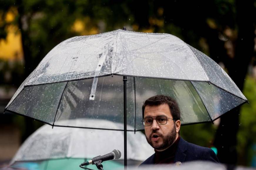 FOTOGRAFÍA. BARCELONA (ESPAÑA), 01.05.2021. El vicepresidente del Gobierno de la Generalidad de Cataluña en funciones, Pere Aragonés. Efe