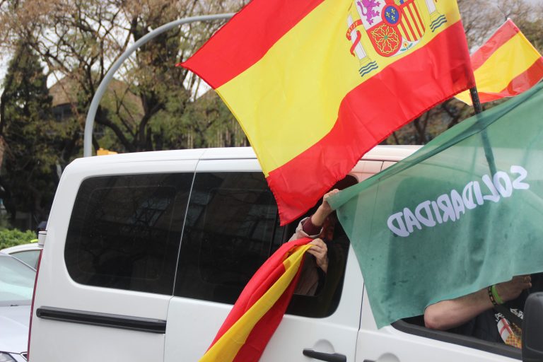 El sindicato Solidaridad moviliza Cataluña por los derechos de los trabajadores españoles y para denunciar las «colas de hambre y cierres de empresas»