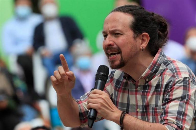 Ada Colau y Pablo Iglesias: «Es terrible lo que tenéis que aguantar en Madrid: PP y VOX están diciendo auténticas barbaridades cada día con mentiras e insultos» 