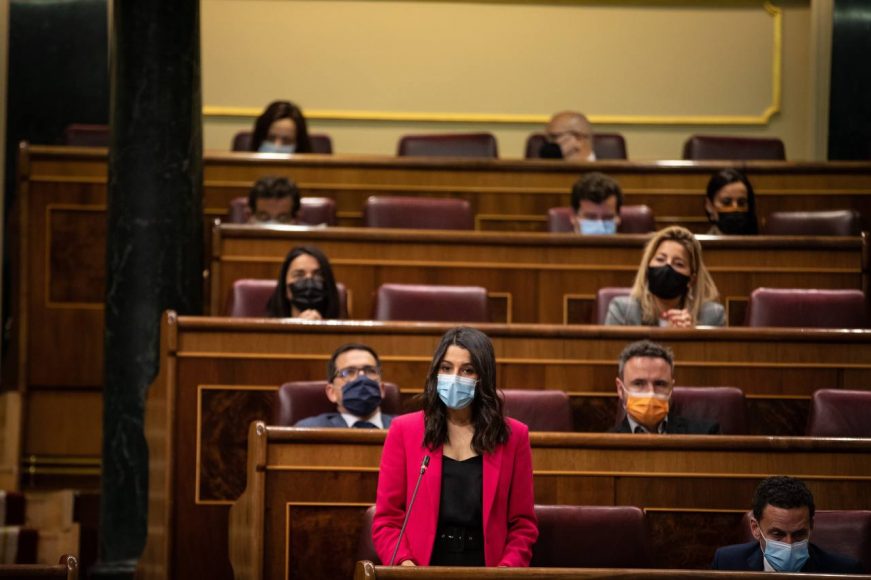 FOTOGRAFÍA. MADRID (ESPAÑA), 12.05.2021. La presidente de Ciutadans Partit de la Ciutadanía-Ciudadanos (Cs), Inés Arrimadas García. Ñ Pueblo
