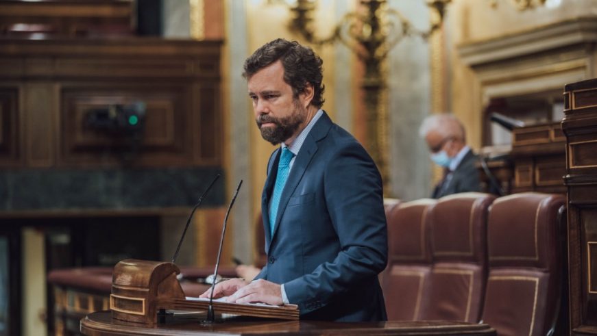 FOTOGRAFÍA. MADRID (ESPAÑA), 13.05.2021. El portavoz del Grupo Parlamentario de VOX en el Congreso de los Diputados, Iván Espinosa de los Monteros y de Simón. Ñ Pueblo