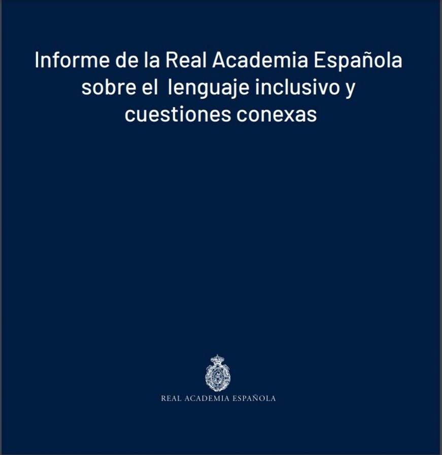 FOTOGRAFÍA. MADRID (ESPAÑA), 20.01.2020. Informe de la Real Academia Española (RAE) sobre el lenguaje inclusivo. Ñ Pueblo