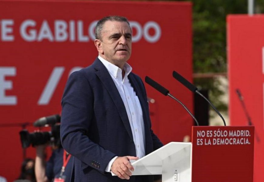 FOTOGRAFÍA. MADRID (ESPAÑA), ABRIL DE 2021. l hasta ahora secretario general del PSOE-M, José Manuel Franco. Efe