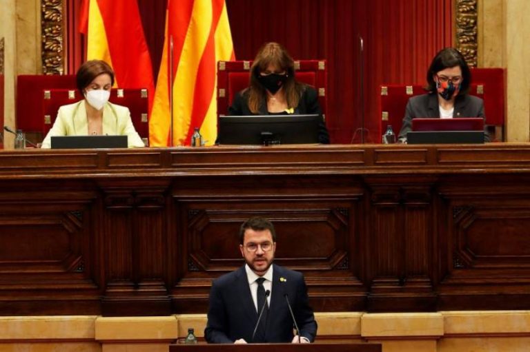 El candidato Pere Aragonés García promete «confrontación» con el Pueblo español para «forzar España» a rendirse